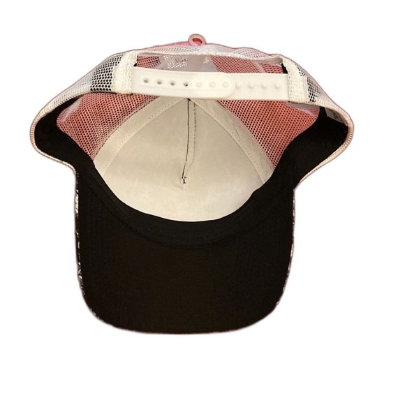 Reel Legends Hisbiscus Camo Snap Back Hat Black One Size - Picture 3 of 5